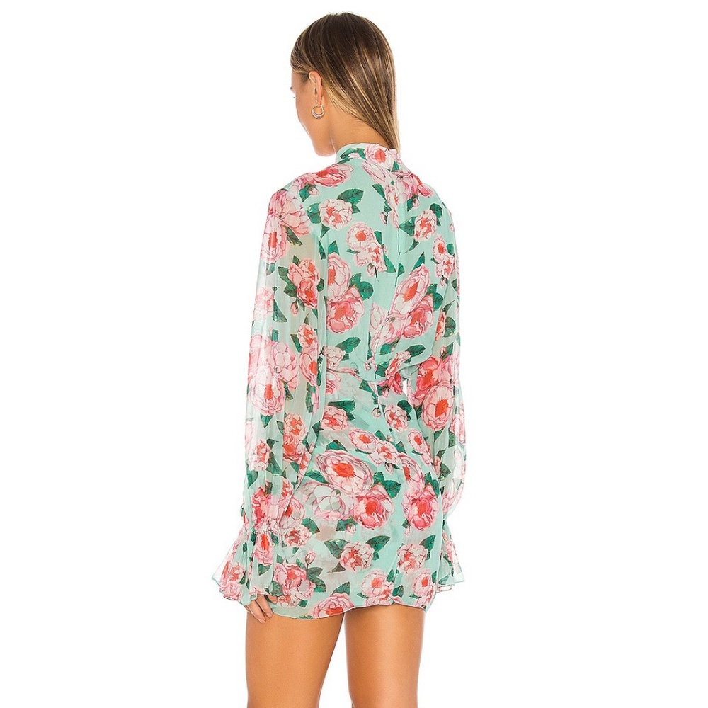 FLORAL MINI DRESS - Picture 2 of 2